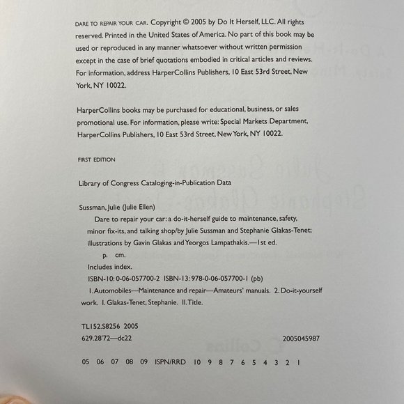 Dare to Repair Your Car: Do It Herself Guide to Cars - Softcover Book - Picture 10 of 14